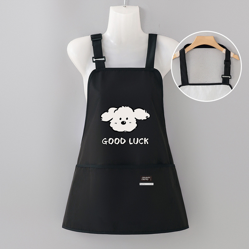 Delantal cocina hogar 2025 nuevo estilo a prueba de aceite e impermeable barista para trabajar ropa de trabajo para mujeres