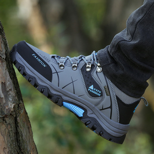 Men's Shoes 2025 New Spring Casual Sports Shoes Wear-Resistant Soft Sole 45 Large Size Mountaineering Trendy Shoes