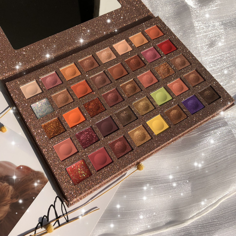 Ruhua Tuo 40 color makeup eyeshadow plate mashed potato glitter matte sequins eyeshadow beginner cheap beauty wholesale