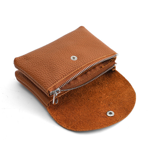 New Genuine Leather Coin Purse Women's Coin Bag Coin Purse First Layer Cowhide Small Purse Can Hold Card Keys