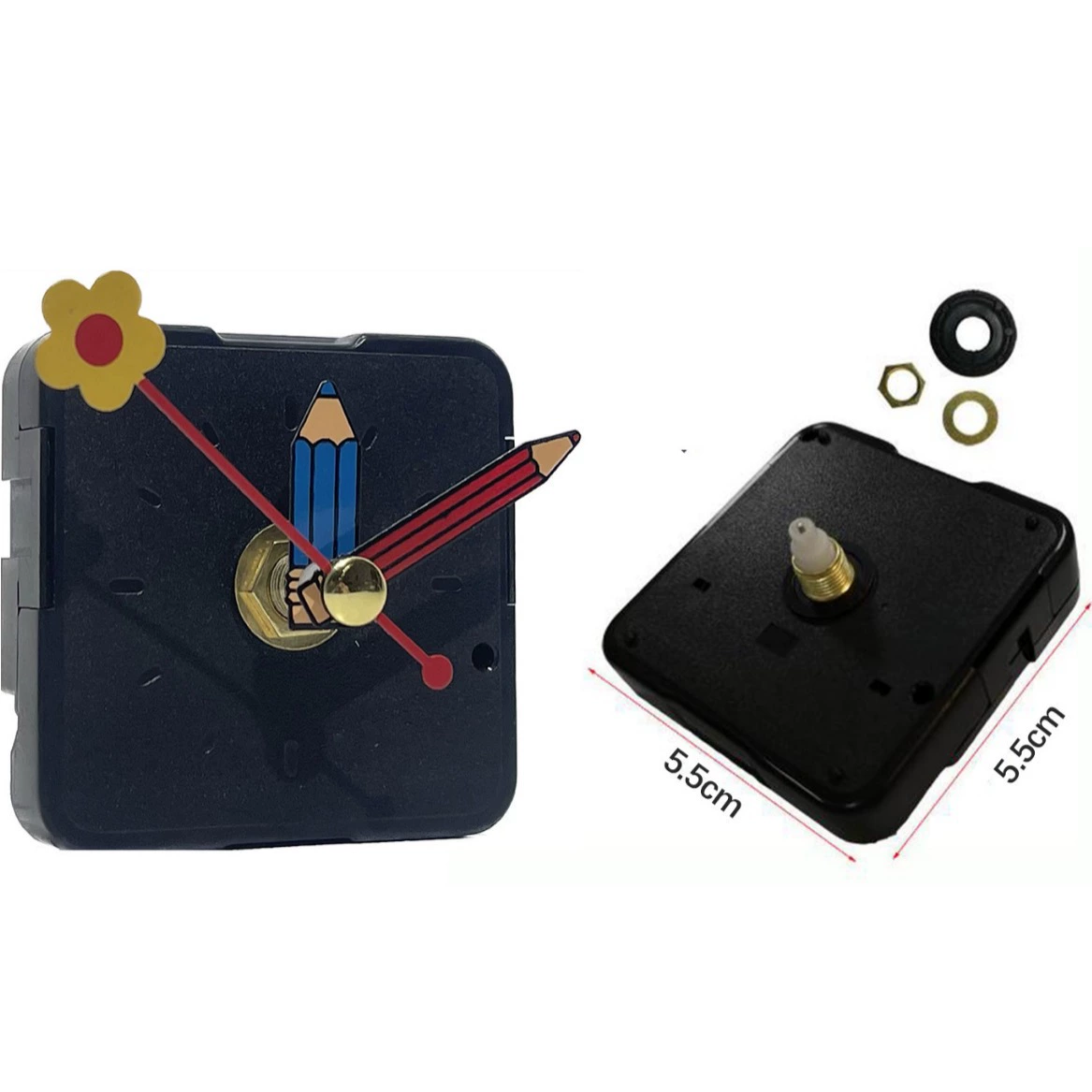 Трансграничная часовая стрелка подметает секундный бесшумный механизм кварцевые часы часовые механизмы декоративная роспись крестом фитинги настенные часы