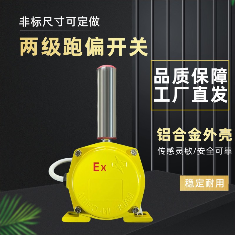 两级跑偏开关HFKPT1-12-30皮带防爆跑偏装置BKPT1 KPT1-20-35XLPP