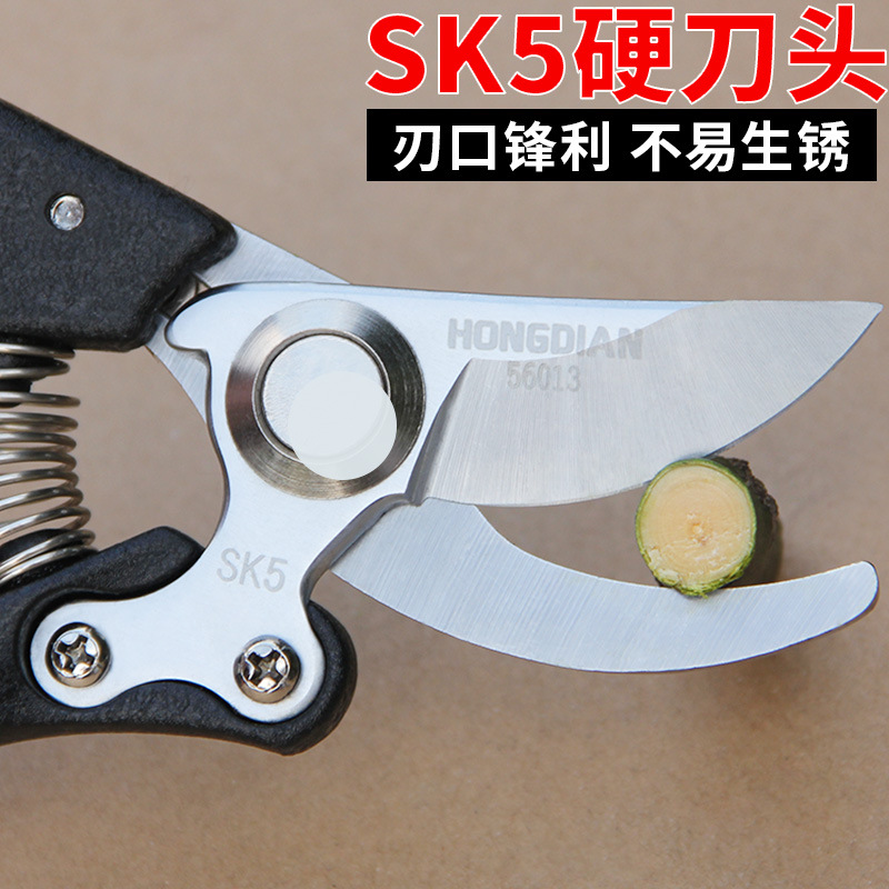 Garden tools pruning shears, fruit branch thick branch shears, powerful shears, telescopic long handle lawn hedge shears, gardening shears