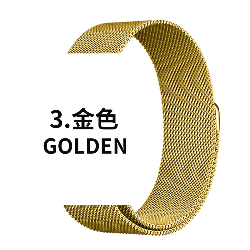 Adecuado para Apple reloj de Milan agradable iwatch1-9 generación SE correa de hebilla magnética de acero inoxidable