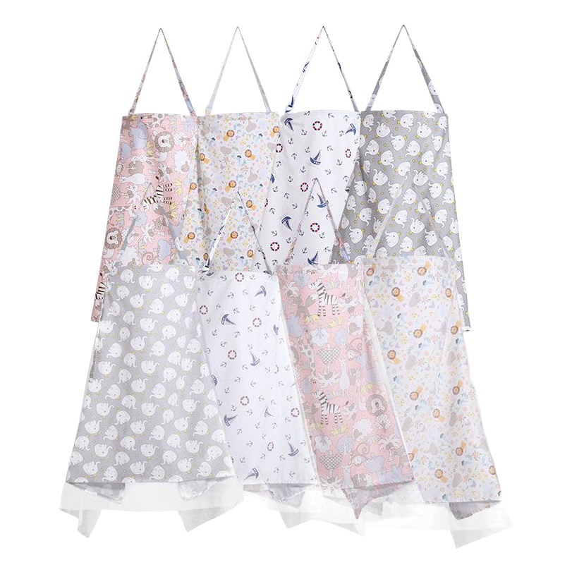 Toalla de Enfermería de algodón, toalla de enfermería multifuncional, chal de malla anti-Exposición, blusa de enfermería, primavera, verano y otoño