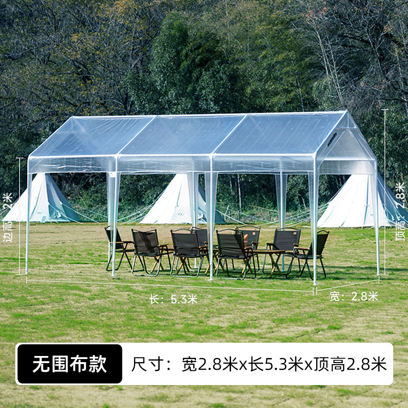 Tienda de mercado de celebridades de Internet al aire libre, toldo, carpas transparentes, parabrisas de otoño e invierno, restaurante a prueba de frío, jardín de flores
