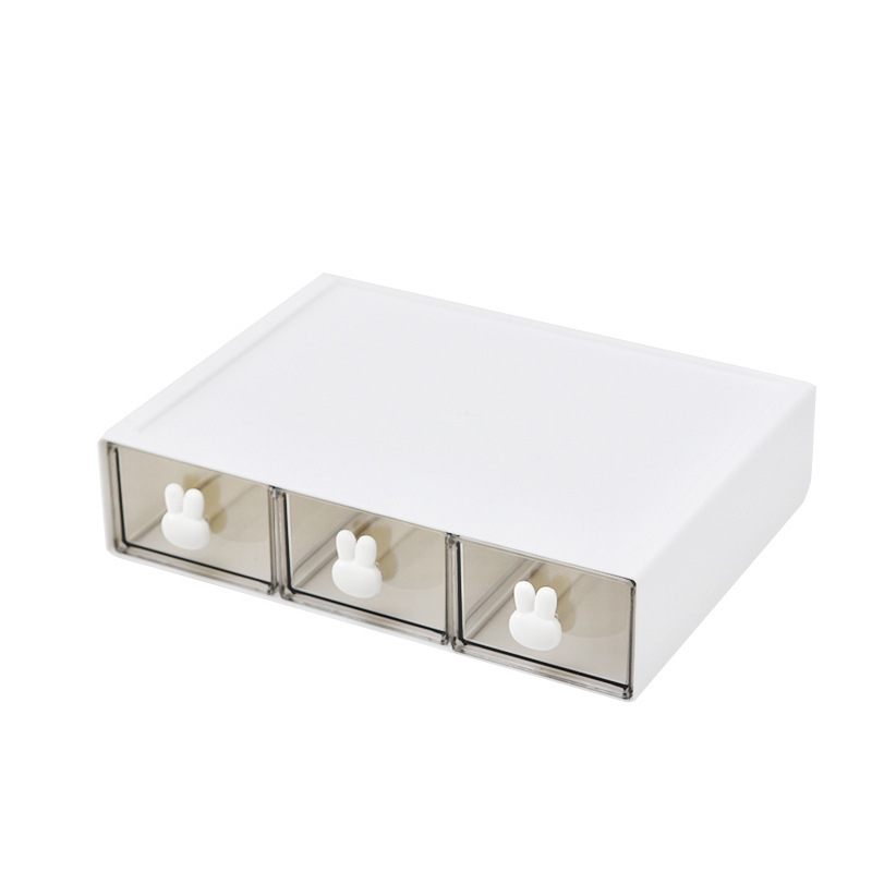 Caja de almacenamiento de papelería escritorio estudiantes de escritorio insdog Gabinete de bolígrafo tipo cajón de oficina cinta adhesiva para el cabello almacenamiento de escombros