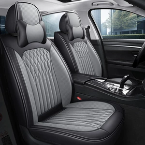 Car seat cover all-inclusive four seasons universal seat cushion car interior special seat cover new breathable Napa leather cushion