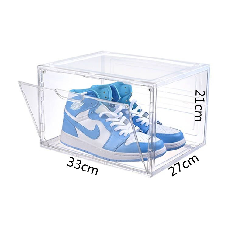 6面全硬靴ケース収納ケースAJ靴酸化防止靴ケース透明靴プラスチックアクリルキャップ靴壁