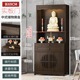 Buddhist niche flat door model with drawer