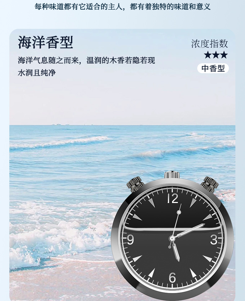 New high-end car air outlet time clock fragrance light fragrance decoration ornaments car perfume 4s shop gift