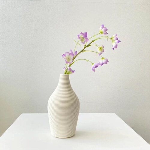 Nordic simple style white ceramic vase dried flowers decorative ornaments living room flower arrangement modern flowerware home accessories