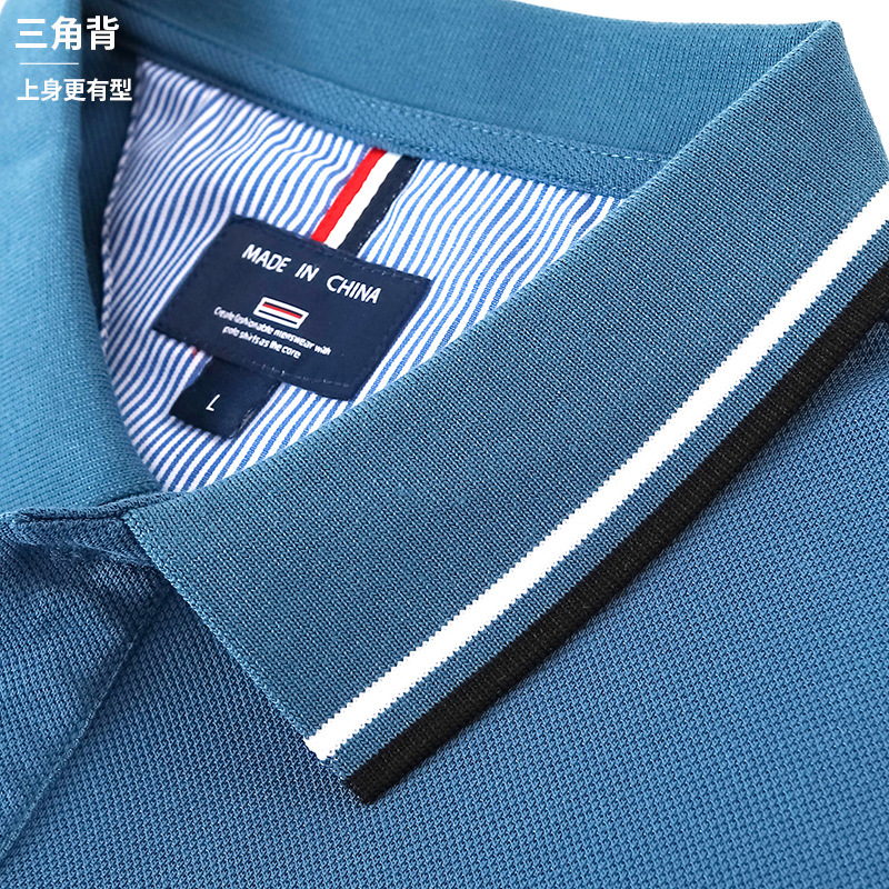 Caballo algodón suave brillante transpirable solapa manga corta Equipo Cultura publicidad camisa Camiseta polo ropa de trabajo personalizada