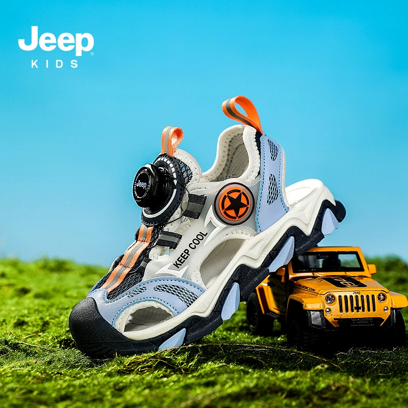 Jeep, удобные детские летние спортивные сандалии для мальчиков, 2025 г.