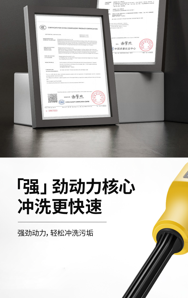 Wireless High-Pressure Car Wash Water Gun, Foldable Bucket, Portable Wireless Car Wash Spray Gun with Water Tank, Car Wash Gun for Cross-Border Use