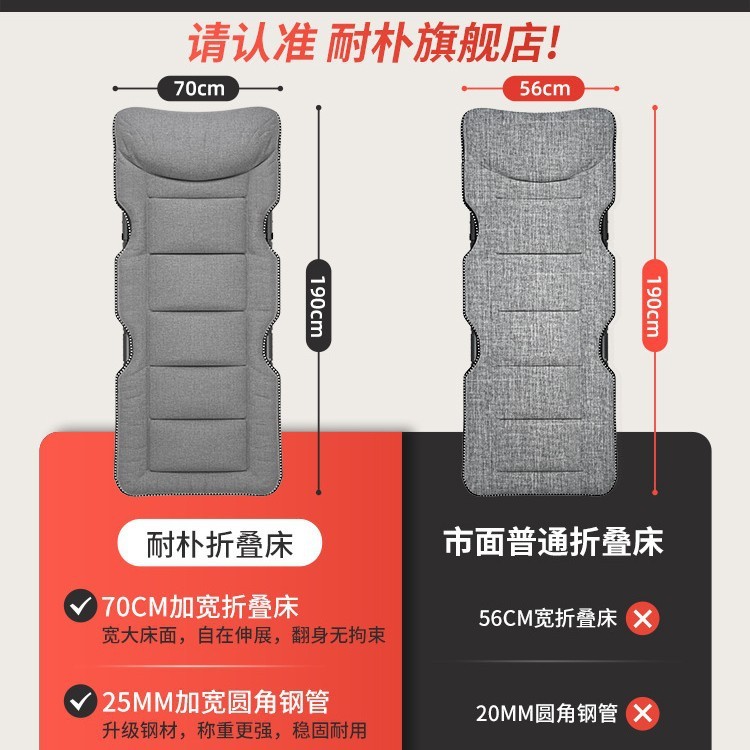 折りたたみベッドオフィスシングルベッド昼休みリクライニングチェア家庭用シンプルポータブルキャンプベッド大人用ベビーベッド昼寝アーティファクト|undefined