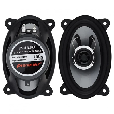 Wholesale Direct Supply of Car Audio Modification Speakers 4× 6inch Coaxial Speakers P-4650 Coaxial Loudspeakers Price Per Pair (Car horn/tweeter)