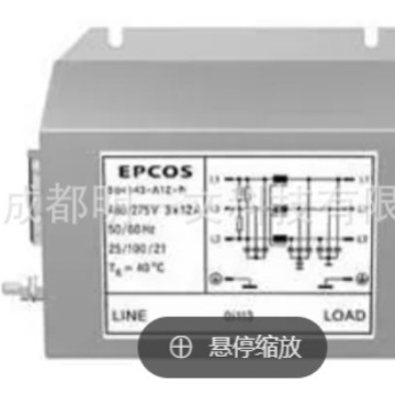 B84143A0016R000/EPCOS/电源线滤波器16A 480/275V/现货