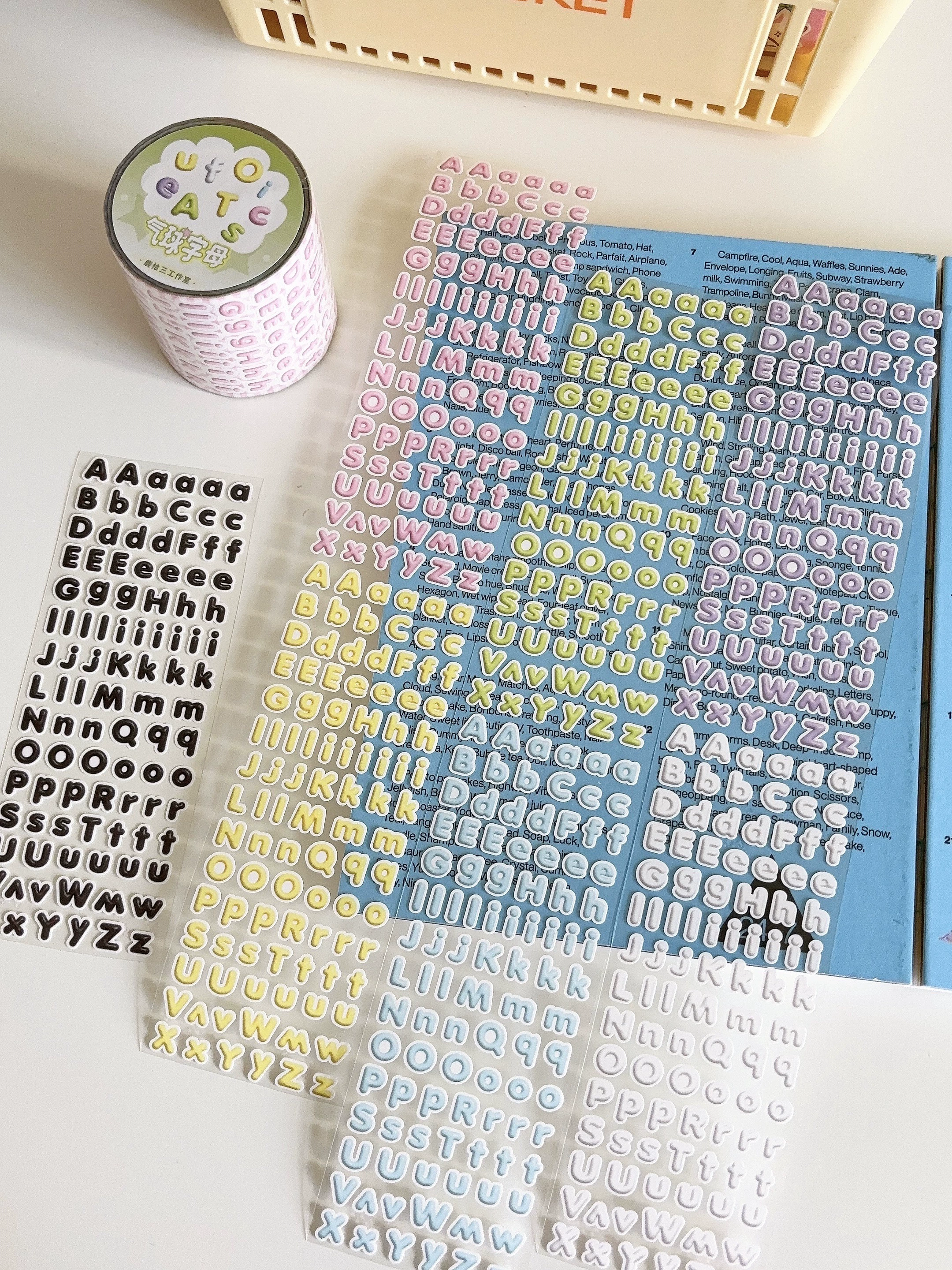 Плавающая светлая упаковка большие буквы числовые цифры Yanwen Shiwen Showa Flash Film Paste Patch Paste Patch