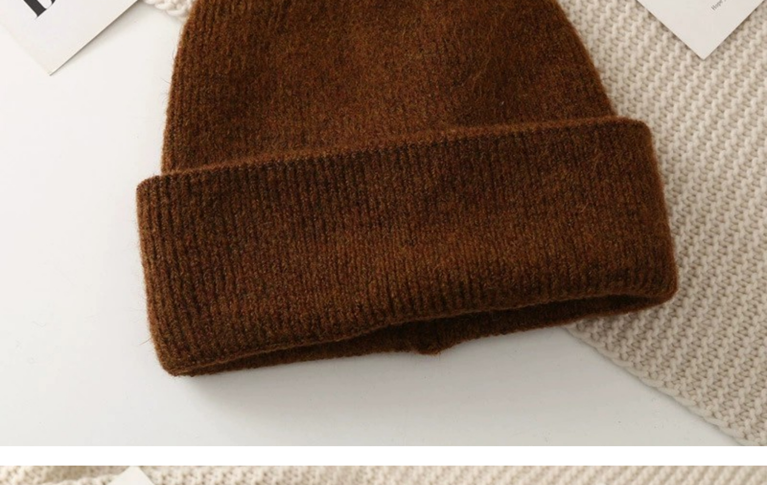 Trendy Knitted Winter Beanie Hat For Men Warm Wool Skullies_voghion.com