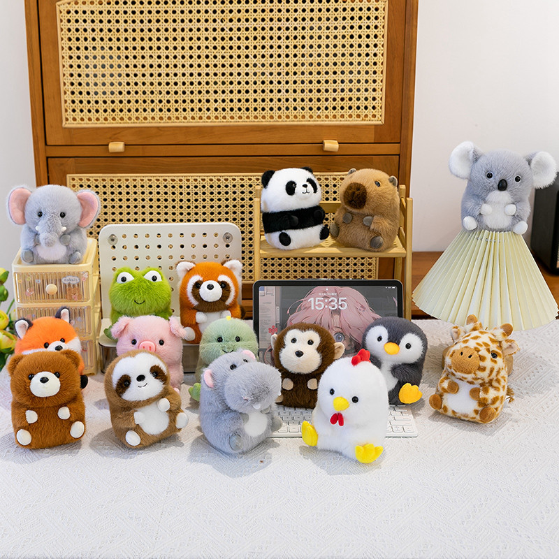 可爱青蛙浣熊毛绒玩具公仔玩偶布娃娃儿童睡觉抱枕送女生节日礼物