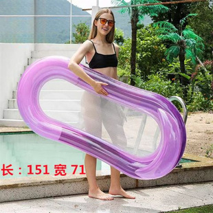 Water Inflatable Swimming Floating Bed Lounge Chair Adult Swimming Floating Bed Water Equipment Water Park Swimming Ring Mount