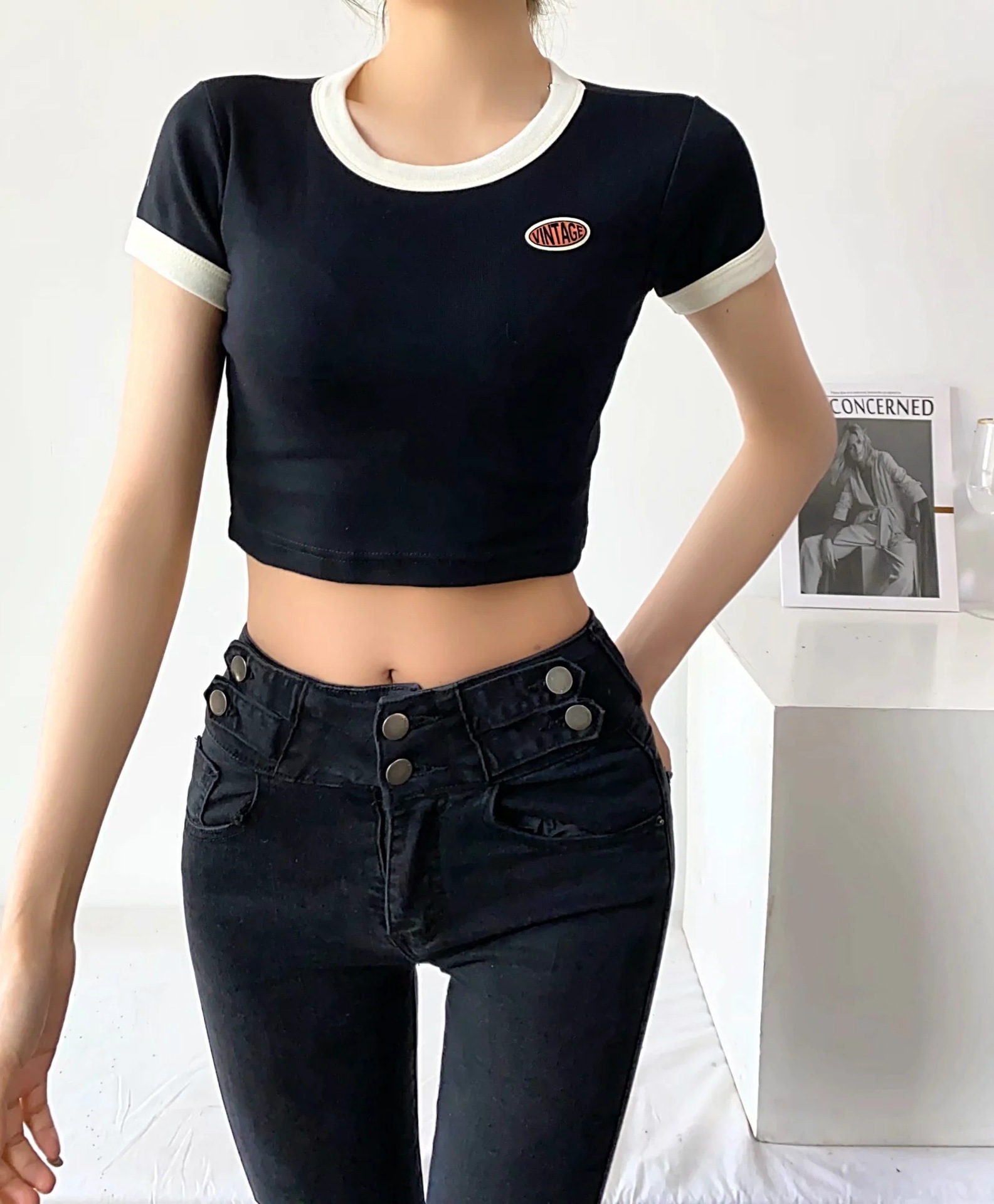 fashion short-sleeved T-shirt NSAC44941