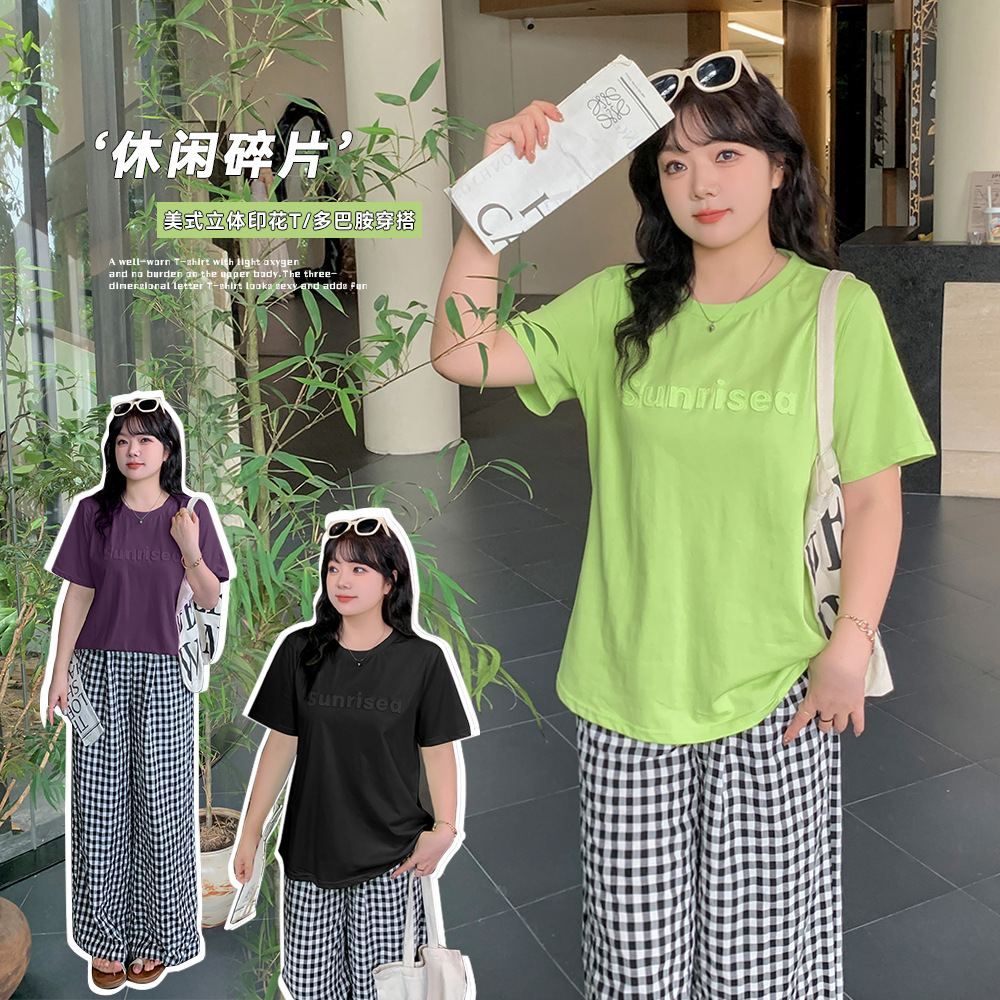  夏  XL-5XL 大きいサイズ Tシャツ