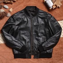2025春秋季新款棒球服夹棉皮衣男休闲皮衣机车夹克男士薄款棉服