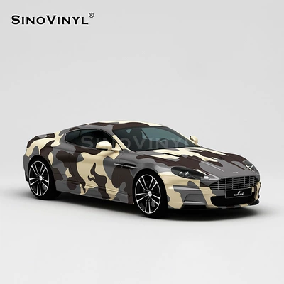 Automotive Film — car color changing - 152-18m-desert-camouflage