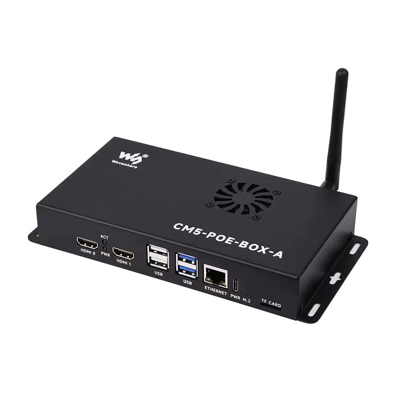 Weixue Raspberry Pi CM5 модуль вычислений, базовая плата, плата расширения Compute Module 5 с PoE