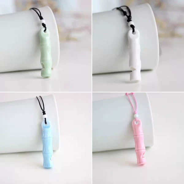 Leaf Whistle Children's Cartoon Porcelain Whistle Wholesale Jingdezhen Ceramics Scenic Area Hot Selling Crafts Toys Handmade