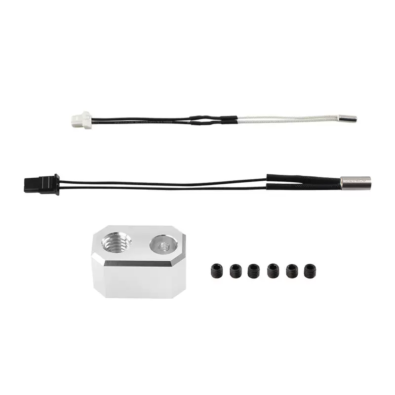 Prusa i3MK4 3D打印机配件挤出机加热块热敏电阻测温线加热棒套件