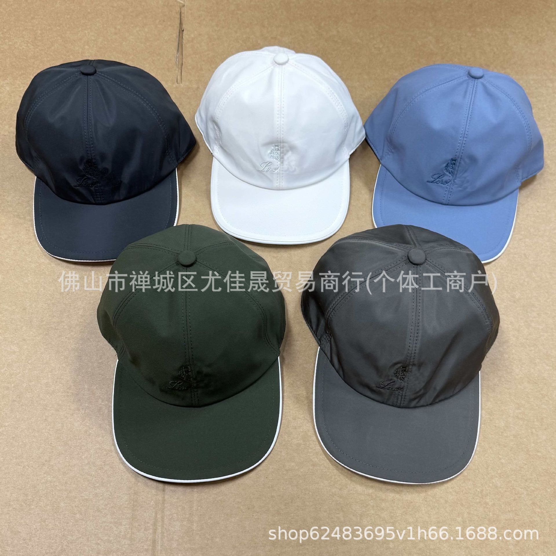 High-quality classic foreign trade baseball cap with letter embroidery, double-layer soft top, suitable for all seasons, outdoor sun hat for men and women