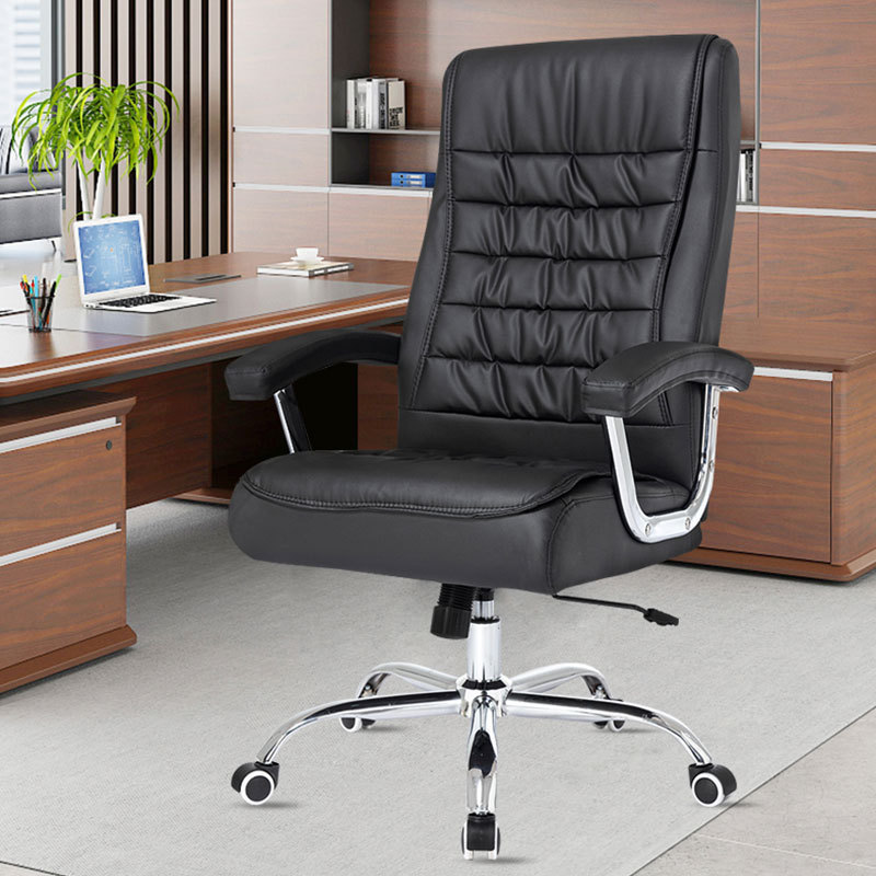 Computer chair with backrest, comfortable for long-term sitting, ergonomic chair, reclining chair for lazy people, executive chair, staff meeting office chair Computer chair with backrest, comfortable for long-term sitting, ergonomic chair, reclining chair for lazy people, executive chair, staff meeting office chair