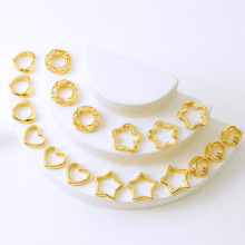 �p�װ��Ȧ����Ȧ�18K������ǐ��Ĵ������Ȧdiy��朽���Ȧ D54