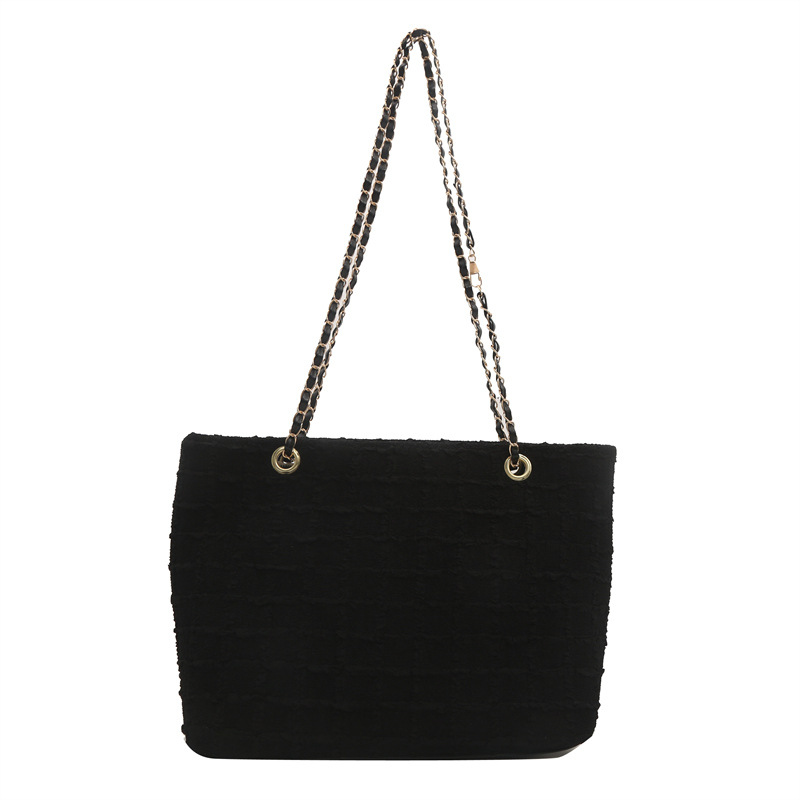 Bolso de hombro de cadena de gran capacidad para mujeres 2024 primavera y verano nuevo estilo versátil bolso de brazo bolso de viaje