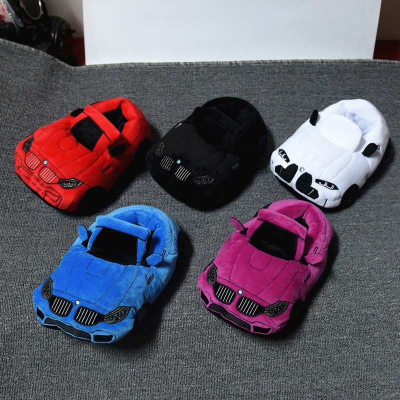 クロスボーダー爆品Racing slipperシミュレーションスポーツカー車のぬいぐるみの家のカップルの床の室内のスリッパ|undefined