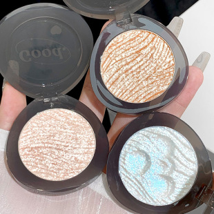 Xixi Moonpool Dark Black High Glow Powder Plate Burst Flash Brightening Clear Fly Powder Face Brightening Stereo Nose Shadow Integration