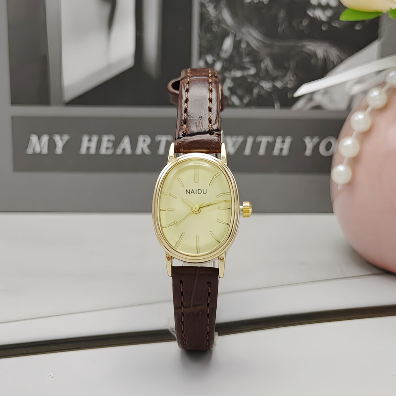 Oval Cross-Border New Women's Watch Women's Belt Women's Watch High-Looking Guangzhou Watch Temperament Niche Quartz Watch