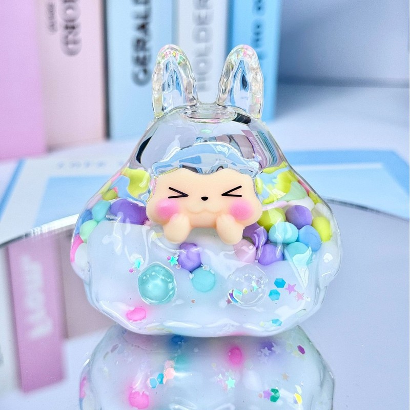 Douyin 人気の流砂ミルクビーンタタ装飾品漫画立体人形ブラインドバッグデスクトップ装飾ギフト|undefined