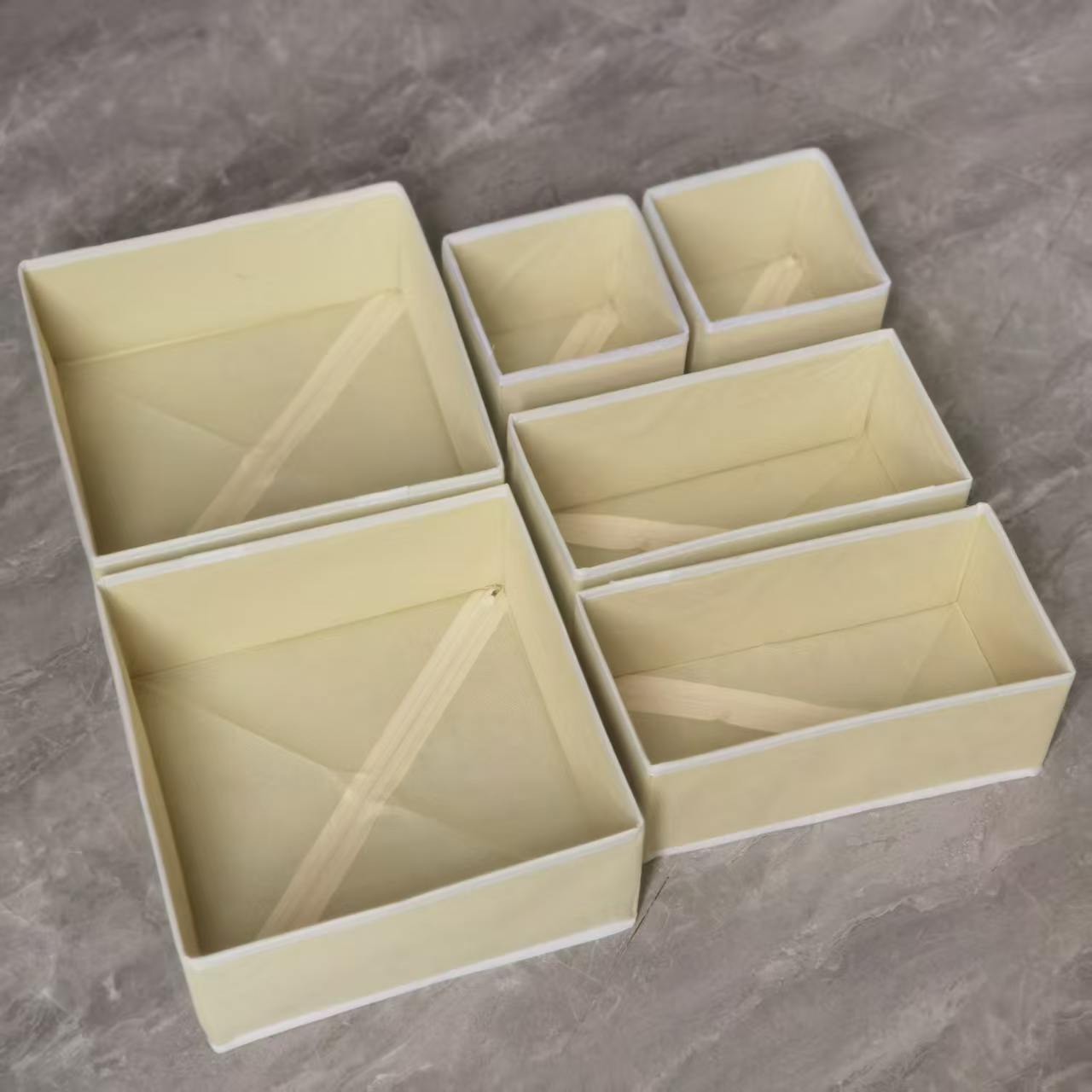 Caja Organizadora Plegable para Ropa Interior de Tela, Lavable, para Cajones image 55