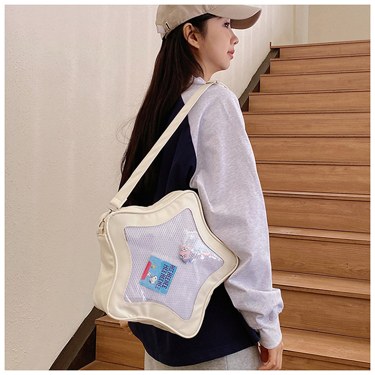This year's popular color bags, 2025 new star bags, Japanese-style sweet single-shoulder bags, crossbody bags, women's bags, cross-border undefined