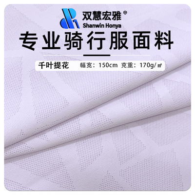 170g Jacquard mesh Polyester fiber Elastic force Pique Quick drying Sweat leisure time motion men's wear T-shirt Fabric