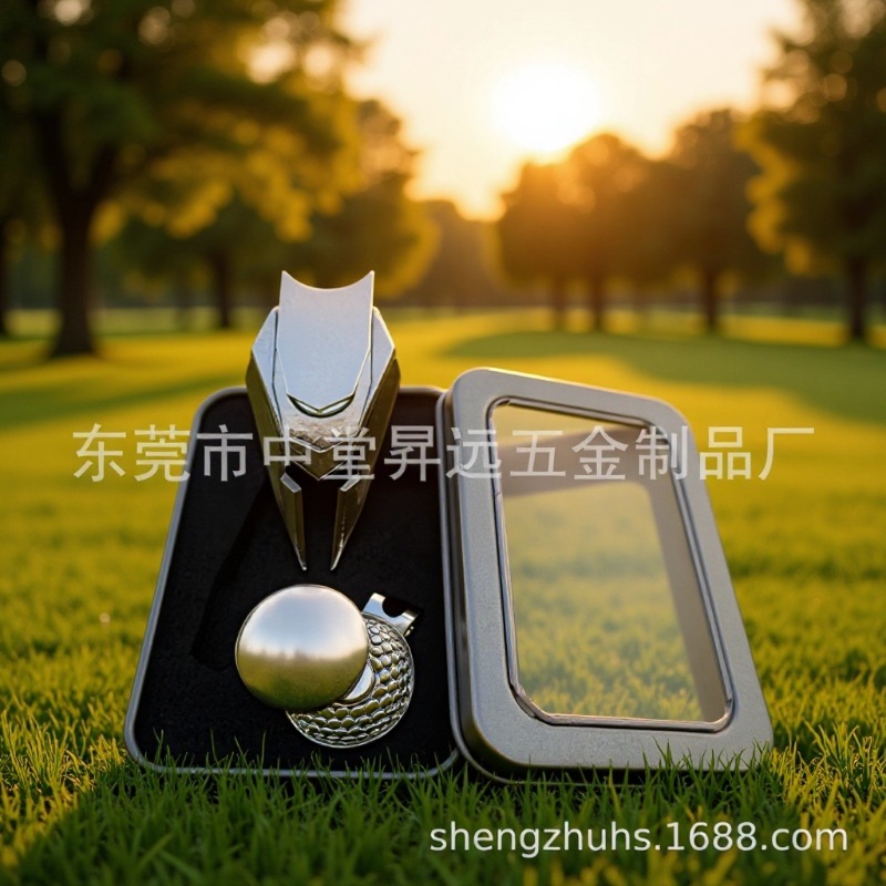 现货批发盾形球叉 专利产品 金属果岭叉库存桃木片批发遁形球叉