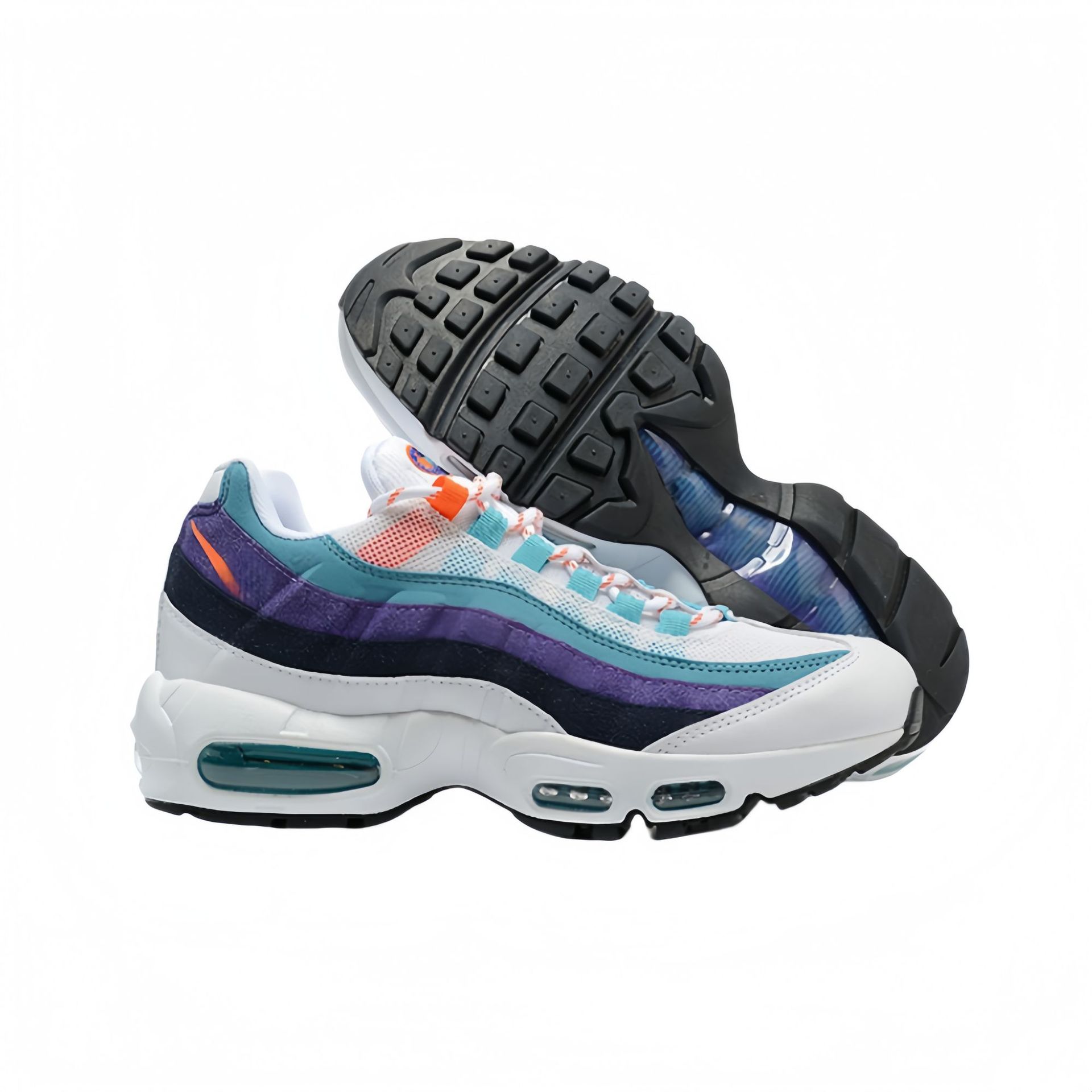 Max95 흰색 파란색 보라색 주황색 후크 검정색 바닥 40-46