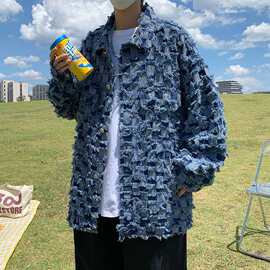 春秋格子外套男潮牌ins百搭日系复古休闲高街美式青少年痞帅夹克