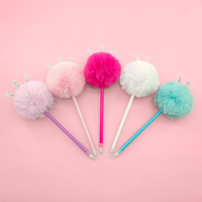 Bolígrafo con forma de corona, bolígrafo de punta redonda con relleno de arenas movedizas de colores, regalo publicitario, premio creativo, bolígrafo con forma de corona de alta calidad