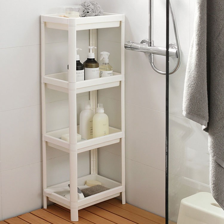 Baño de piso de almacenamiento de rack de baño brecha de almacenamiento de rack cocina estrecho gabinete refrigerador lavadora sala de estar rack de almacenamiento