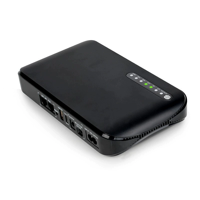 POE-830P-LFP, DC DC UPS uninterruptible power supply, Lightmax monitoring power outage battery life of 20000mah